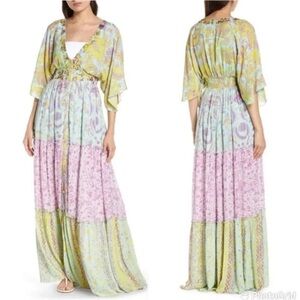 HEMANT & NANDITA Layla Printed Maxi Dress